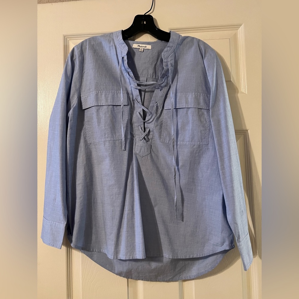 MADEWELL Chambray Shirt Size M